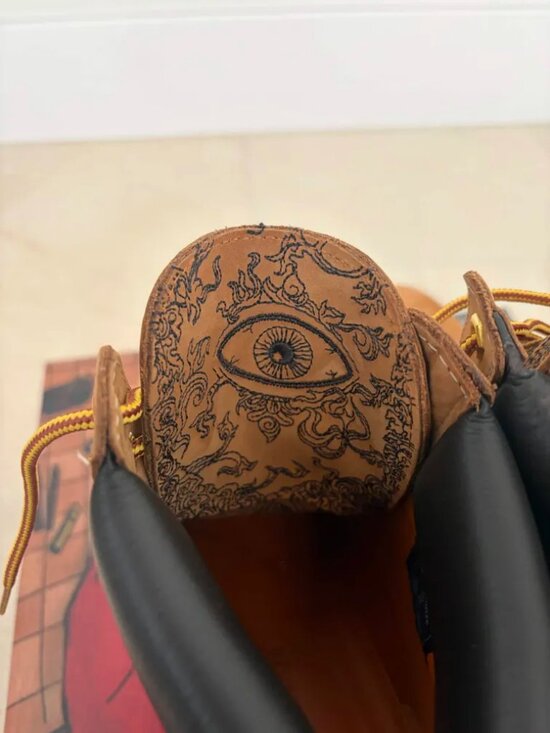 Derschutze Thangka Boots Wheat US 9.5 EU 43 New in Box Wearable Art main image 8